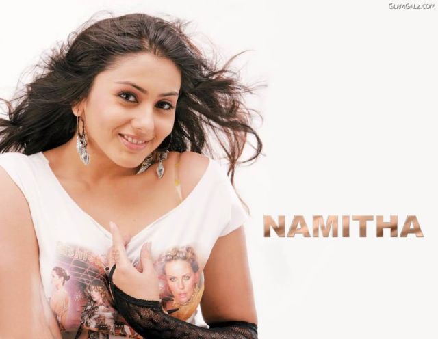 Click to Enlarge - Tollywood Beauty Namitha Wallpapers