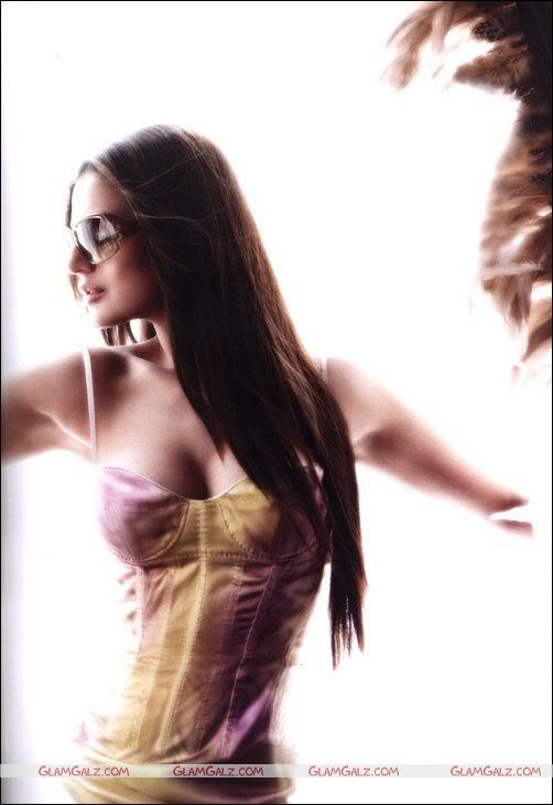 Amisha Patel Blonde Pictures LOfficiel Magazine