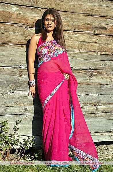 Nayantara in Red Saree