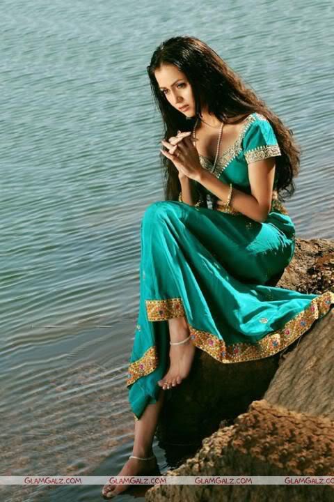 Cute Nila in Traditional Indian Dress