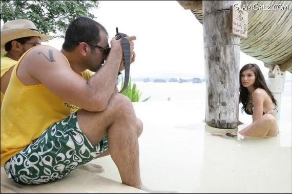 Click to Enlarge - Making of Kingfisher Calender 2009