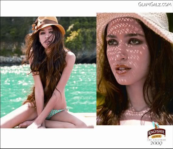 Click to Enlarge - Making of Kingfisher Calender 2009