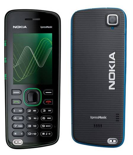 Nokia 5220 XpressMusic with 24 Hours Playback Time