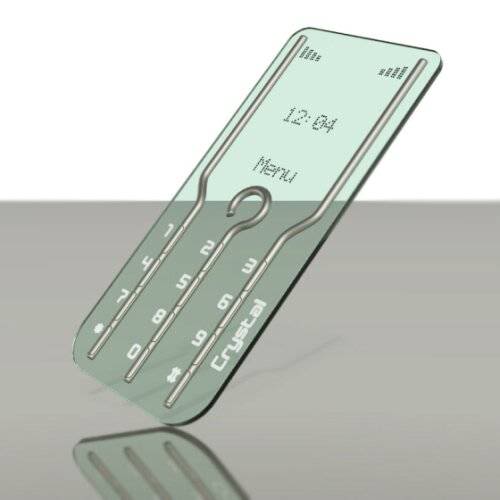 Amazing Transparent Crystal Phone Concept